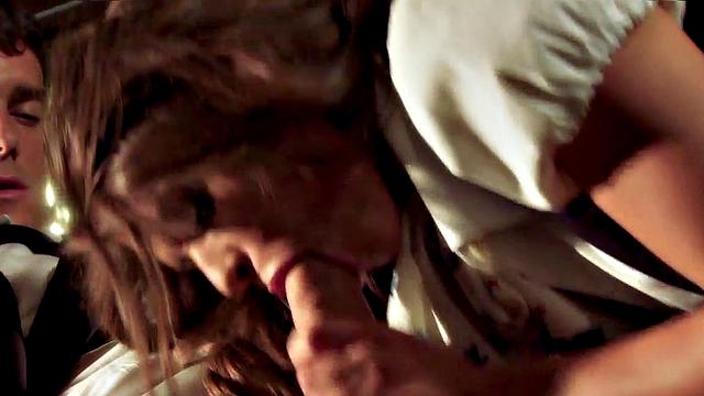 Stewardess Madelyn Marie Fucks Pilot