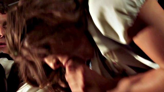 Stewardess Madelyn Marie Fucks Pilot