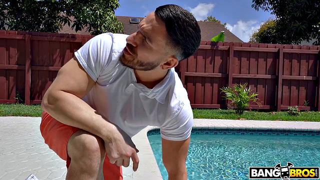 She Fucks The Pool Guy