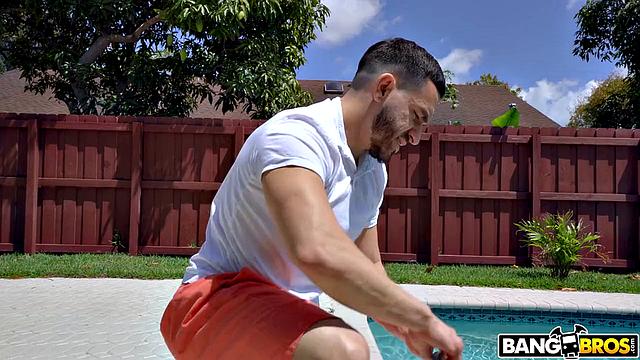 She Fucks The Pool Guy