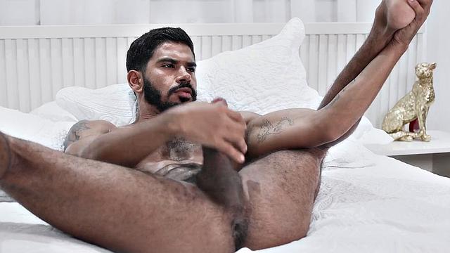 Rimmed Latin stud doggystyled by his BF before cumshot