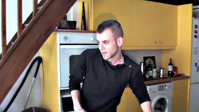 Jockstrap assfucked by BF at home after blowjob