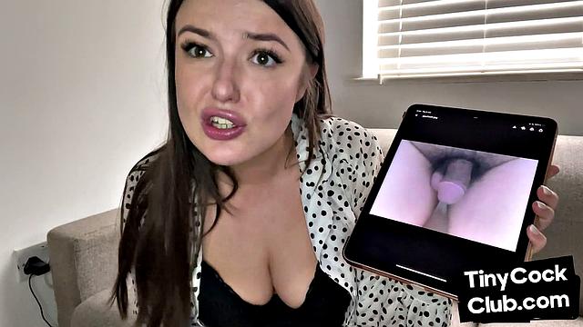 Amateur domina SPH curses small dick