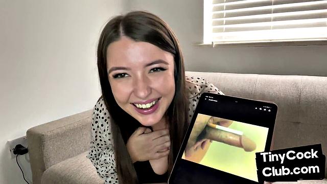 Amateur domina SPH curses small dick