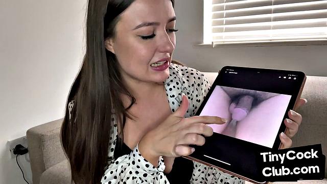 Amateur domina SPH curses small dick