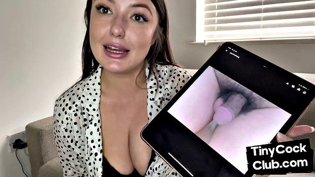 Amateur domina SPH curses small dick