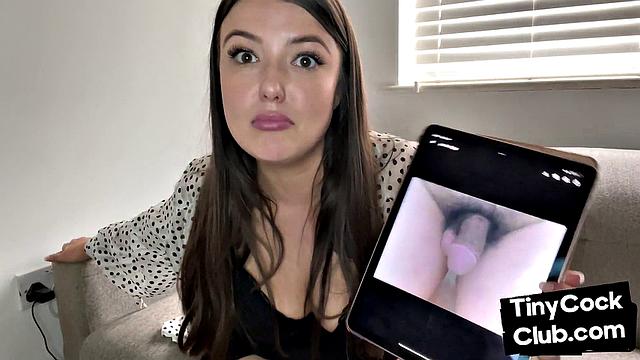 Amateur domina SPH curses small dick