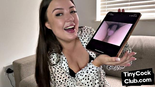 Amateur domina SPH curses small dick