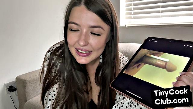 Amateur domina SPH curses small dick