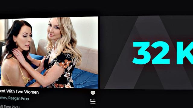 ADULT TIME - Lesbian Octavia Red Oiled Up Nuru Massage With Big Client Has Her CRAVING COCK!