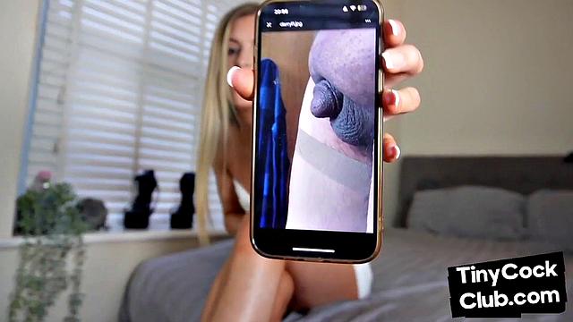 Tiny dick amateur being mocked