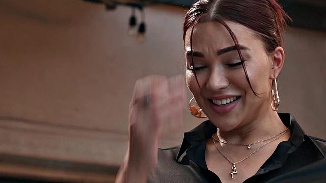 TRANSFIXED - Hot Waitress Emma Rose Rekindles With Bestie Leana Lovings During After Hour