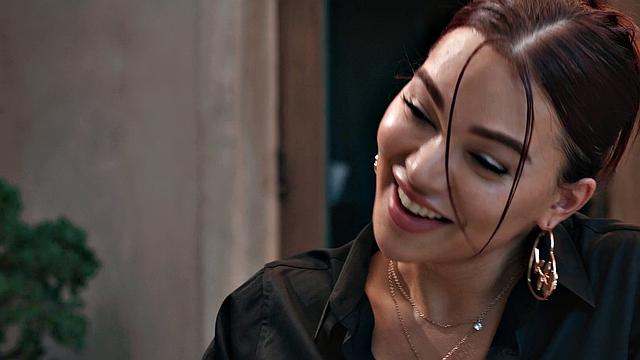 TRANSFIXED - Hot Waitress Emma Rose Rekindles With Bestie Leana Lovings During After Hour