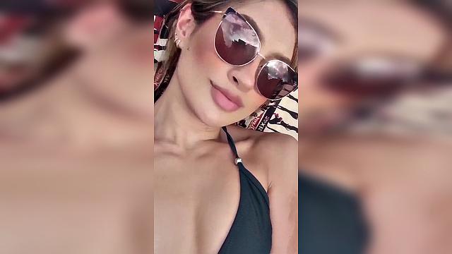 Sunbathing Sunglasses Redhairedgirl Latinabody