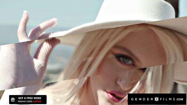 Wild Trans Babe Dicked Down By Massive Cock - Izzy Wilde - GenderXFilms