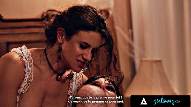 GIRLSWAY - Goth Lana Smalls & August Skye Summon Sex Spirit MILF Penny Barber