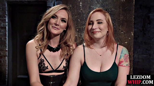 Hardtited babe eaten by mistress