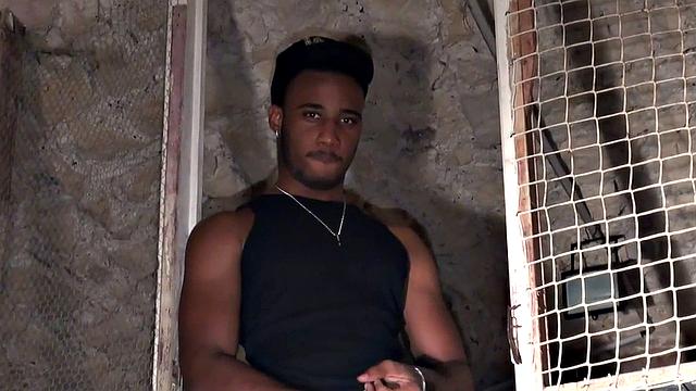 White bottom doggystyled in the asshole by big black cock