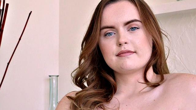 Yee-haw! Eighteen year old cowgirl River shows off her natural tits and round ass.