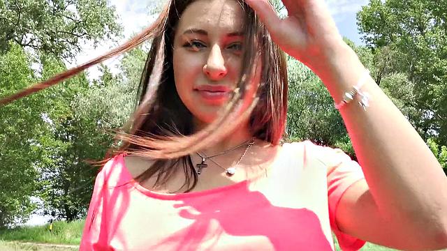 Russian Brunette's Sexy Mouth