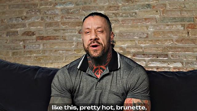 Rock-hard dark-haired ravaged by tattooed beau in hot, mischievous session of HD hump - XXX!