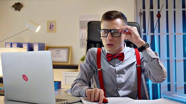 Sexy blonde office babe in stockings rides boyfriend's hard cock like a pro