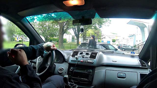 LAW4k. Girl going to steal car but caught and fucked by policemen