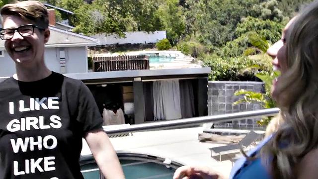 Check out these bigass lesbians licking each other's pussies in a photoshoot