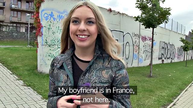 Cute Russian with Shaven Pussy