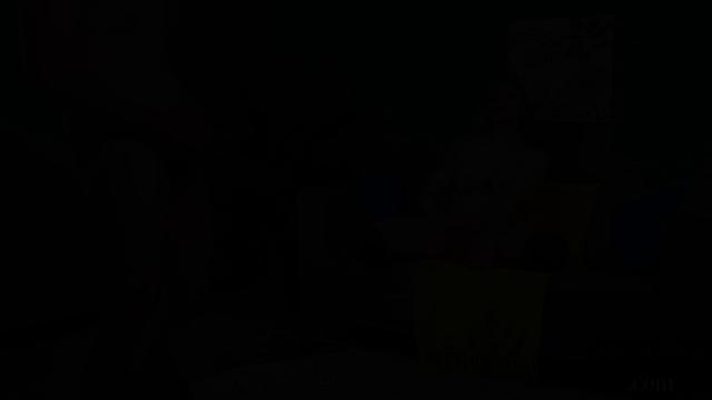 Big ass ink voyeur watching guy jerking