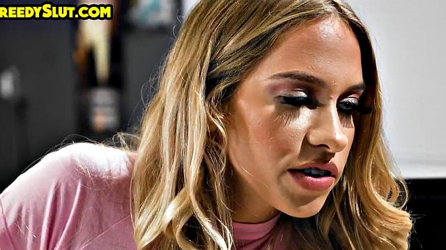 Greedy 21yo college babe sucks teacher before doggystyle