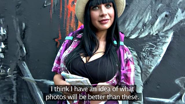 Belgian babe fucked by train tracks