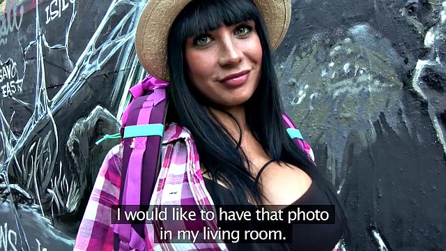 Belgian babe fucked by train tracks