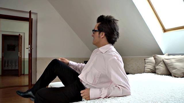 DADDY4K. Mature dad seducing sons blond girlfriend