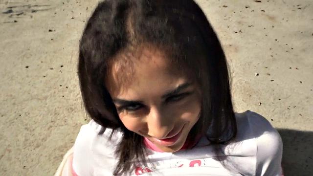 Public slut banged by big dick in wet pussy