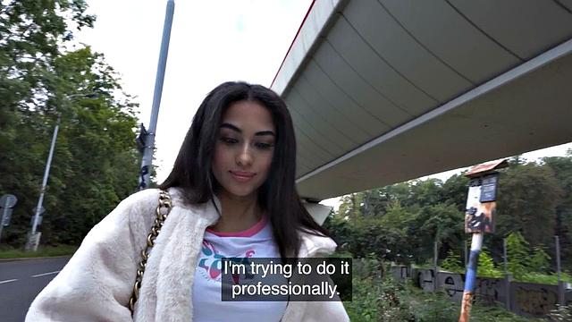 Public slut banged by big dick in wet pussy