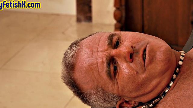 Sinful gaydaddy fisted in church by DILF with gloved fist