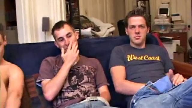 When two boys hook up with a hot gay boy, you know it's going to be fun to watch. Casey Morgan talks Kiefer Foxx into exchanging hand jobs and even a kiss or two.