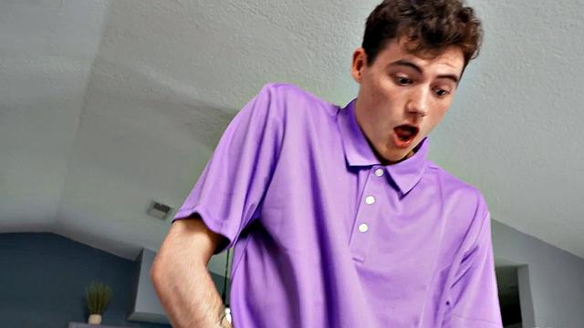 Squirting MILF with college guy