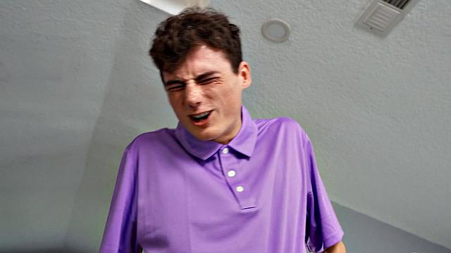 Squirting MILF with college guy