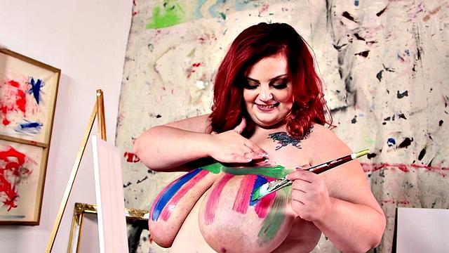 Sashaa's Breast Painting