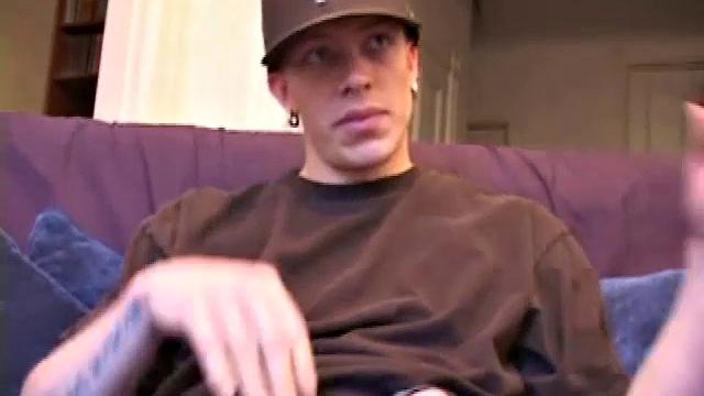 In this solo, young Shane invites us to watch him during his usual jack off routine. He fondles himself through his shorts, before giving us a look at what's growing inside.