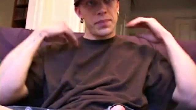 In this solo, young Shane invites us to watch him during his usual jack off routine. He fondles himself through his shorts, before giving us a look at what's growing inside.