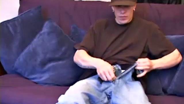 In this solo, young Shane invites us to watch him during his usual jack off routine. He fondles himself through his shorts, before giving us a look at what's growing inside.