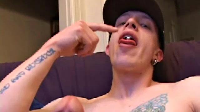 In this solo, young Shane invites us to watch him during his usual jack off routine. He fondles himself through his shorts, before giving us a look at what's growing inside.