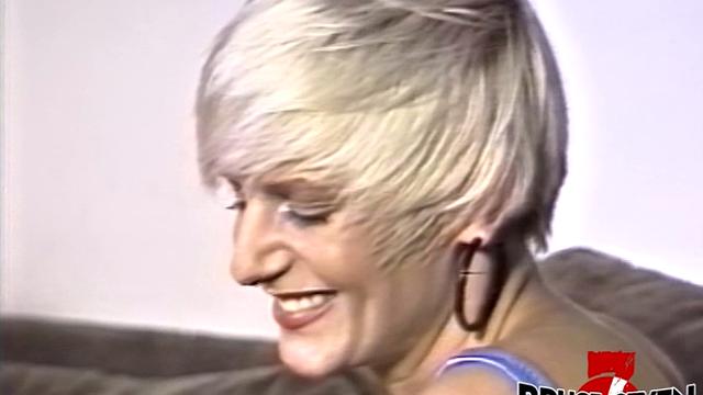 Busty dominatrix punishes sub after playing with her