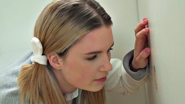 Sophomore deepthroating teacher after sucking gloryhole