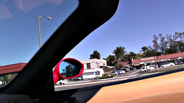 Pretty blonde teen riding older man's cock