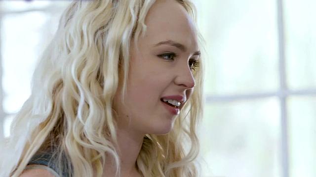 Slutty babe enjoys fucking in wet pussy with big white dick