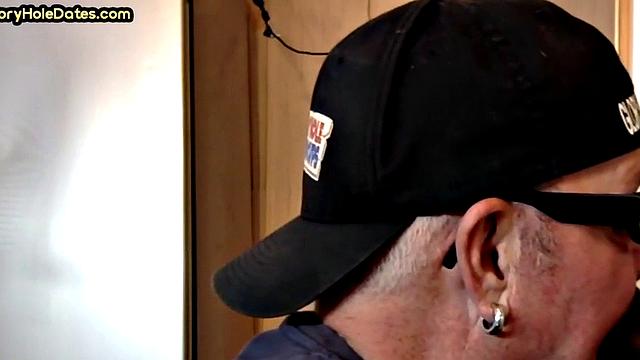 Mature cocksucker gloryhole fucked in homemade closeup